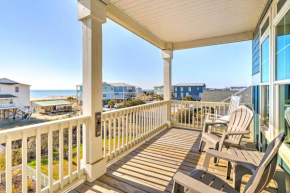 Oak Island Escape with Saltwater Pool, Walk to Beach